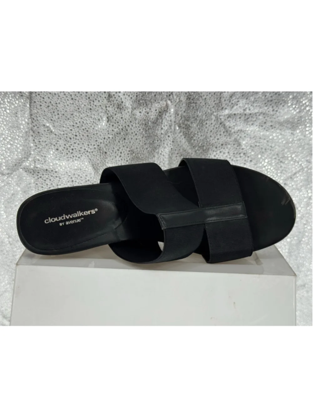 Women's Cloudwalkers Black Wedge Sandals